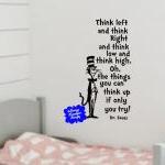 Think Poem Dr. Seuss Wall ..