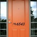 House/ Door Numbers Decal