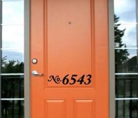 House/ Door Numbers Decal